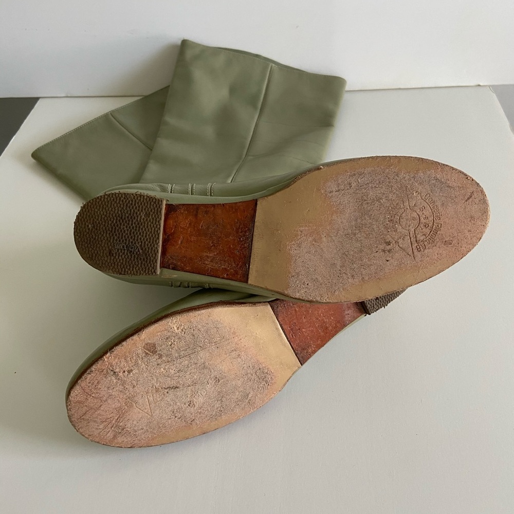 Rachel Comey Telegram Riding Boots in Sage Green - Picture 3 of 6